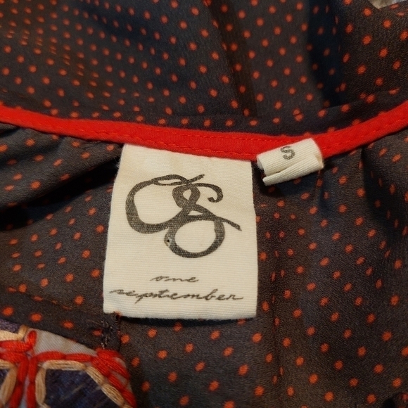 𝅺ONE SEPTEMBER LADIES 3/4 SLEEVE TUNIC- S - Picture 5 of 5